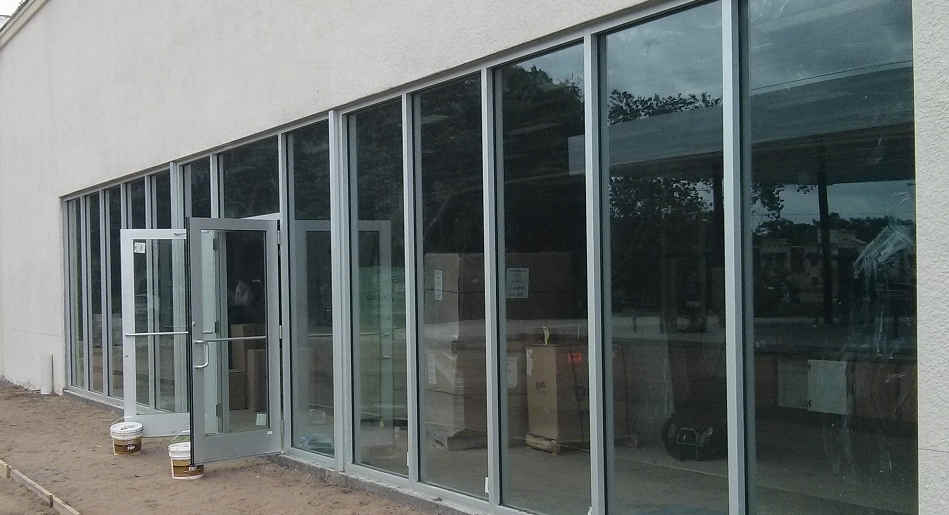 Storefront Glazing Installation